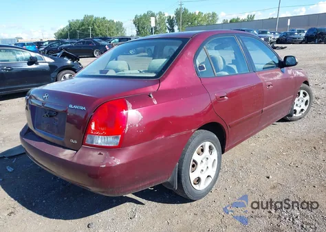 2001 Hyundai Elantra Gls из США, поврежденный, VIN KMHDN45D91U123095